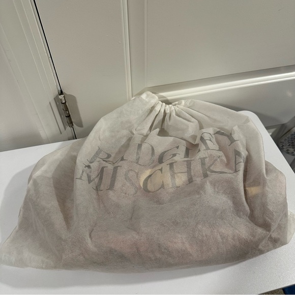 Badgley Mischka Janet Bag in Distressed Saddle Tan Leather with Dust Bag - Picture 16 of 16